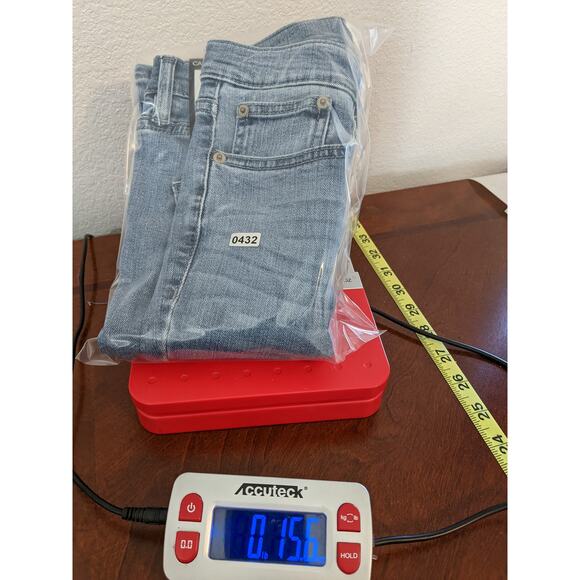 Calvin Klein‎ Skinny Jeans 8 Ice Blue High Rise Ankle Stretch Casual Everyday - Picture 9 of 10